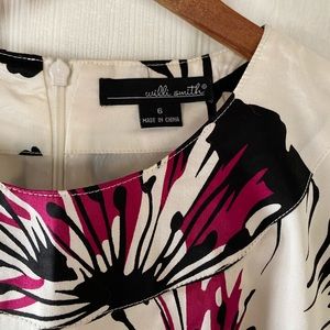 Willi Smith Mid-length lined Spring dress